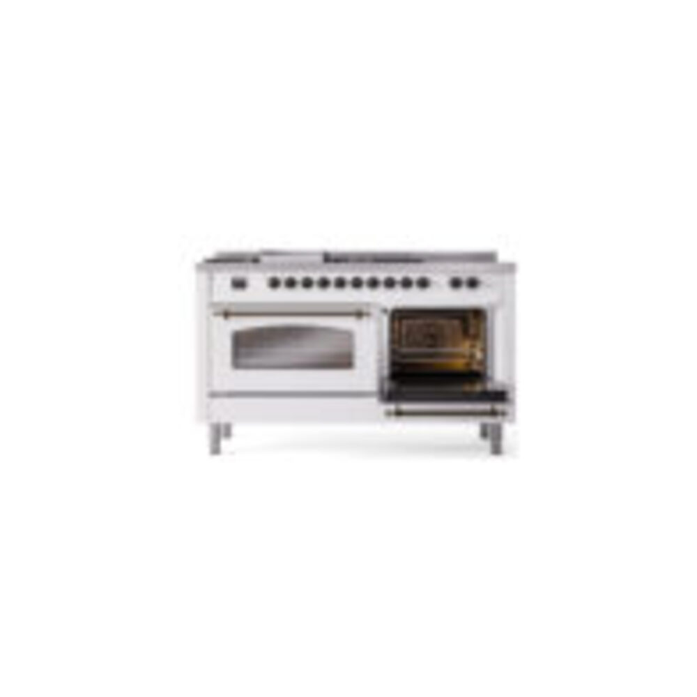 ILVE UP60F Nostalgie II 60 inch Dual Fuel Range with 5.8 cu. ft. Total Double Oven Capacity