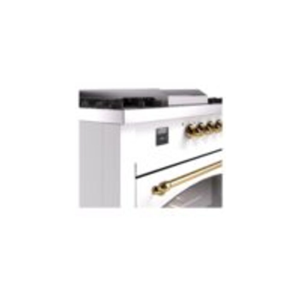 ILVE UP60FSNMPWHGLP Nostalgie II 60" Dual Fuel Range, details