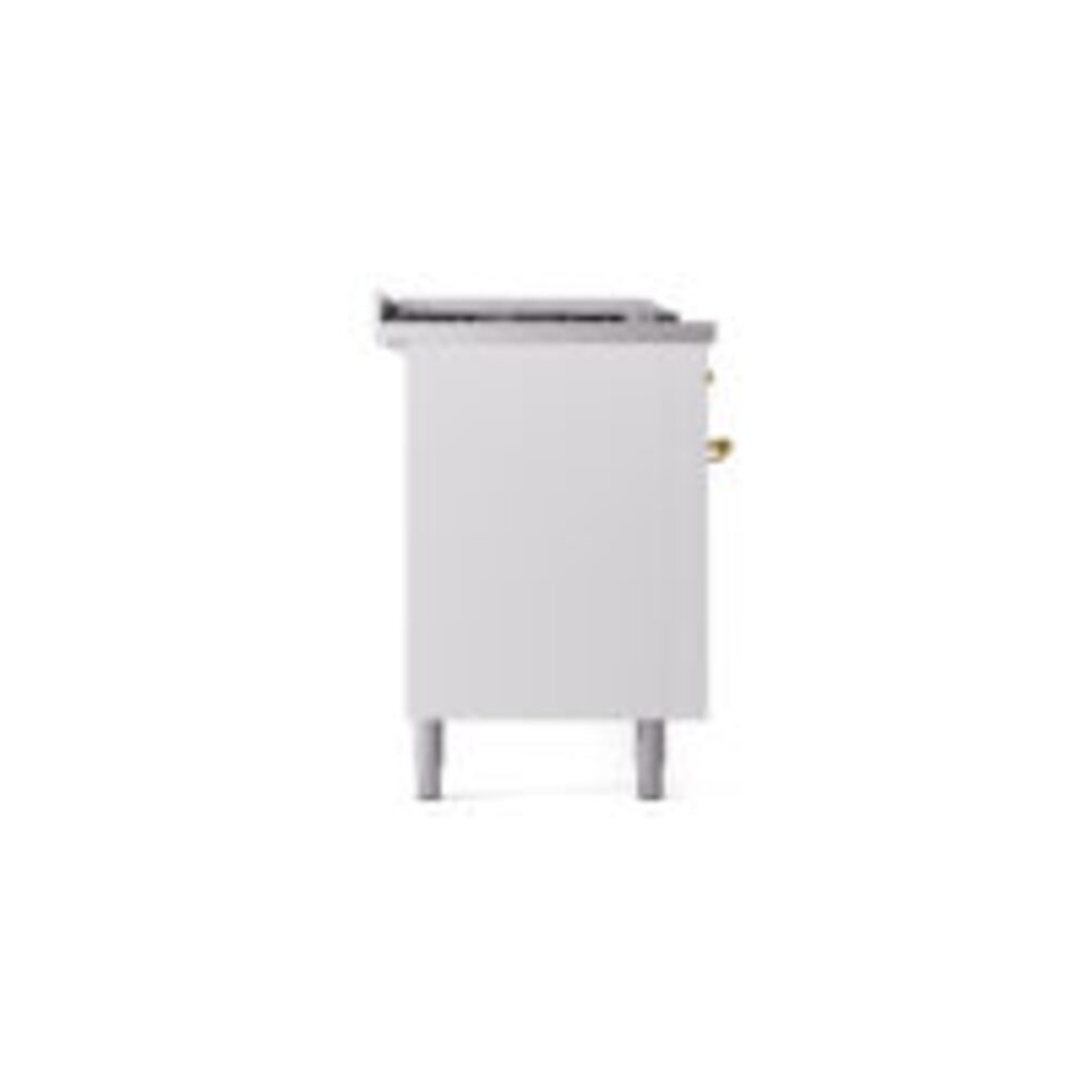 ILVE UP60FSNMPWHG Nostalgie II 60" Dual Fuel Range, left side view