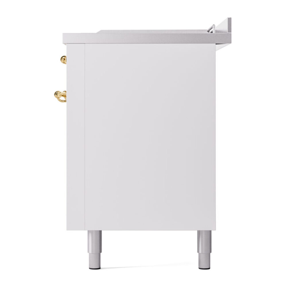 ILVE UP60FSNMPWHG Nostalgie II 60" Dual Fuel Range, right side view