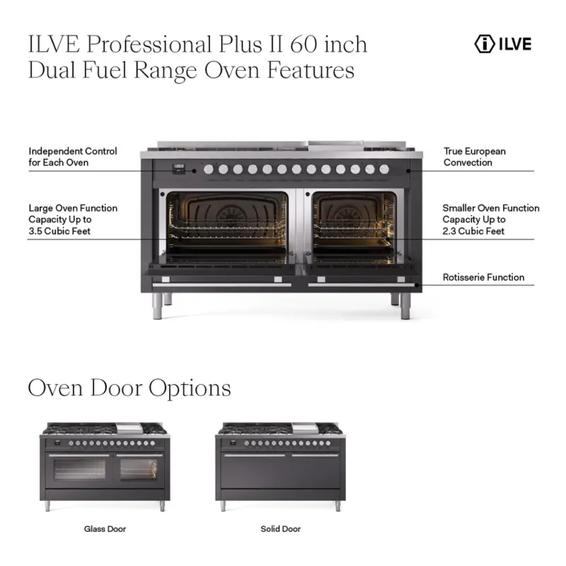 UP60FSQMPMG - oven features