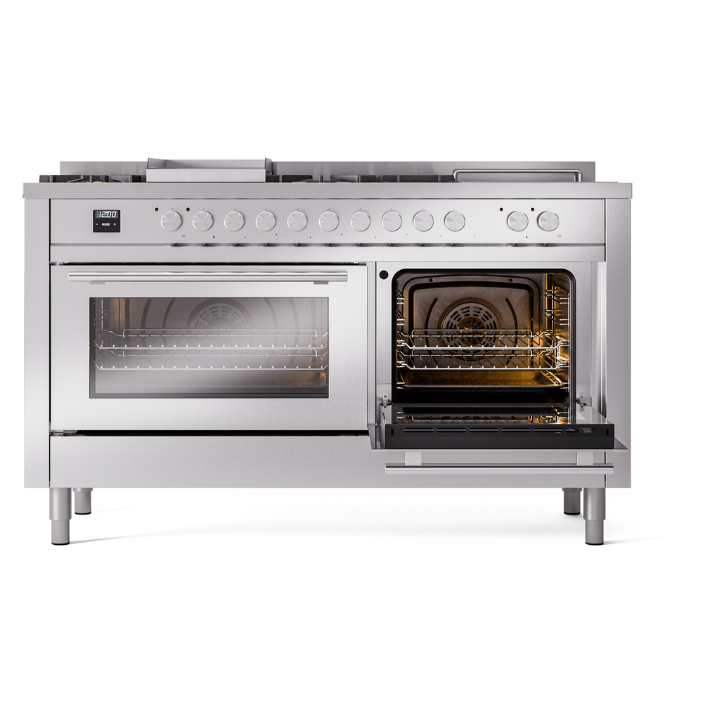 ILVE_UP60FSQMPSS_Professional_Plus_II_side_oven_door_opened
