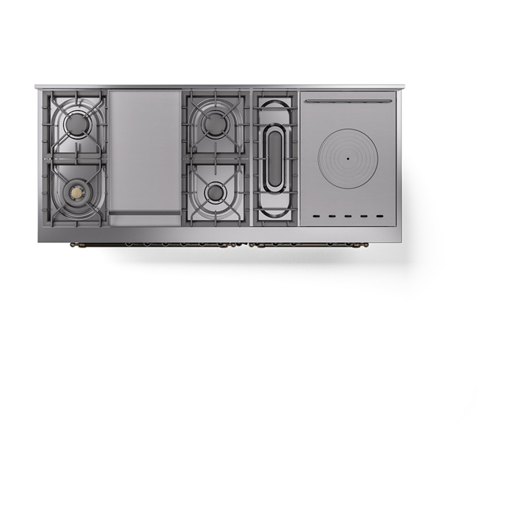 ILVE_UP60FSQNMPBGBLP_Nostalgie_II_Dual_Fuel_Range_top_view