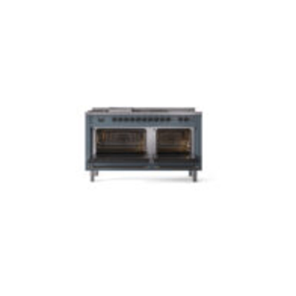 ILVE_UP60FSQNMPBGB_Nostalgie_II_Dual_Fuel_Range_oven_door_opened