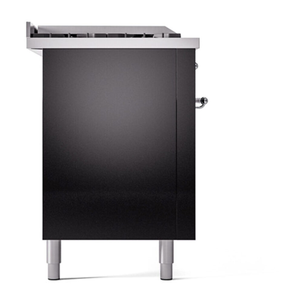 ILVE_UP60FSQNMPBKCLP_Nostalgie_II_Dual_Fuel_Range_Left_Angle