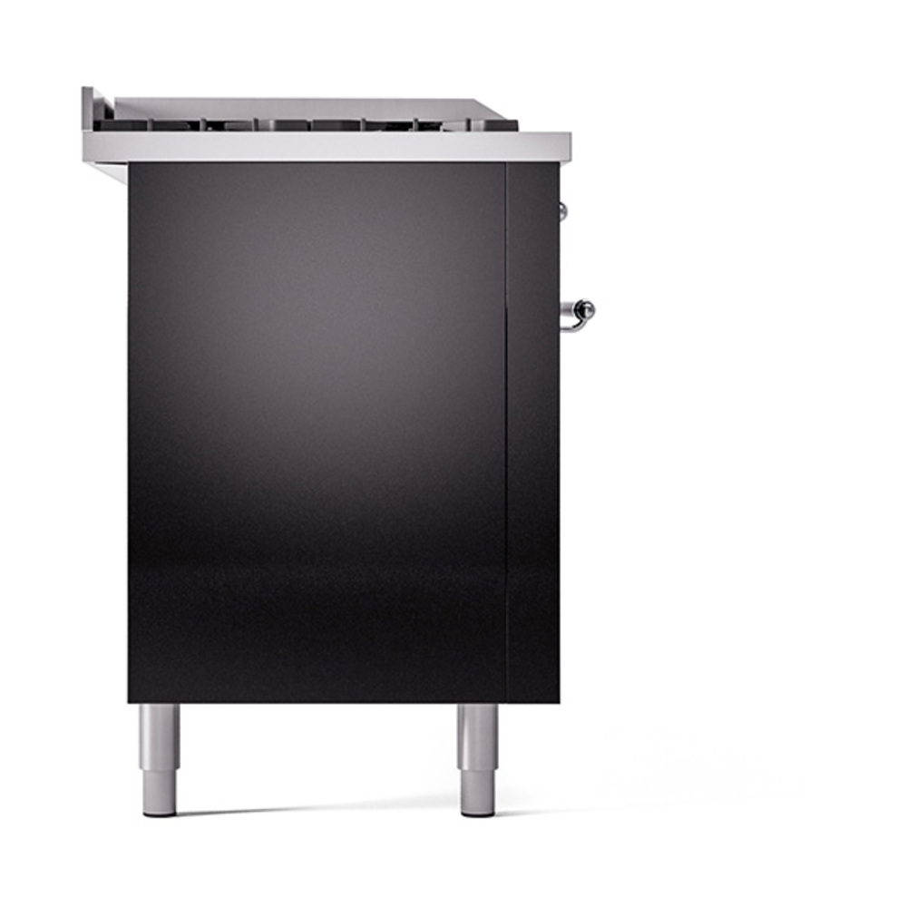 ILVE_UP60FSQNMPBKCLP_Nostalgie_II_Dual_Fuel_Range_Left_Angle