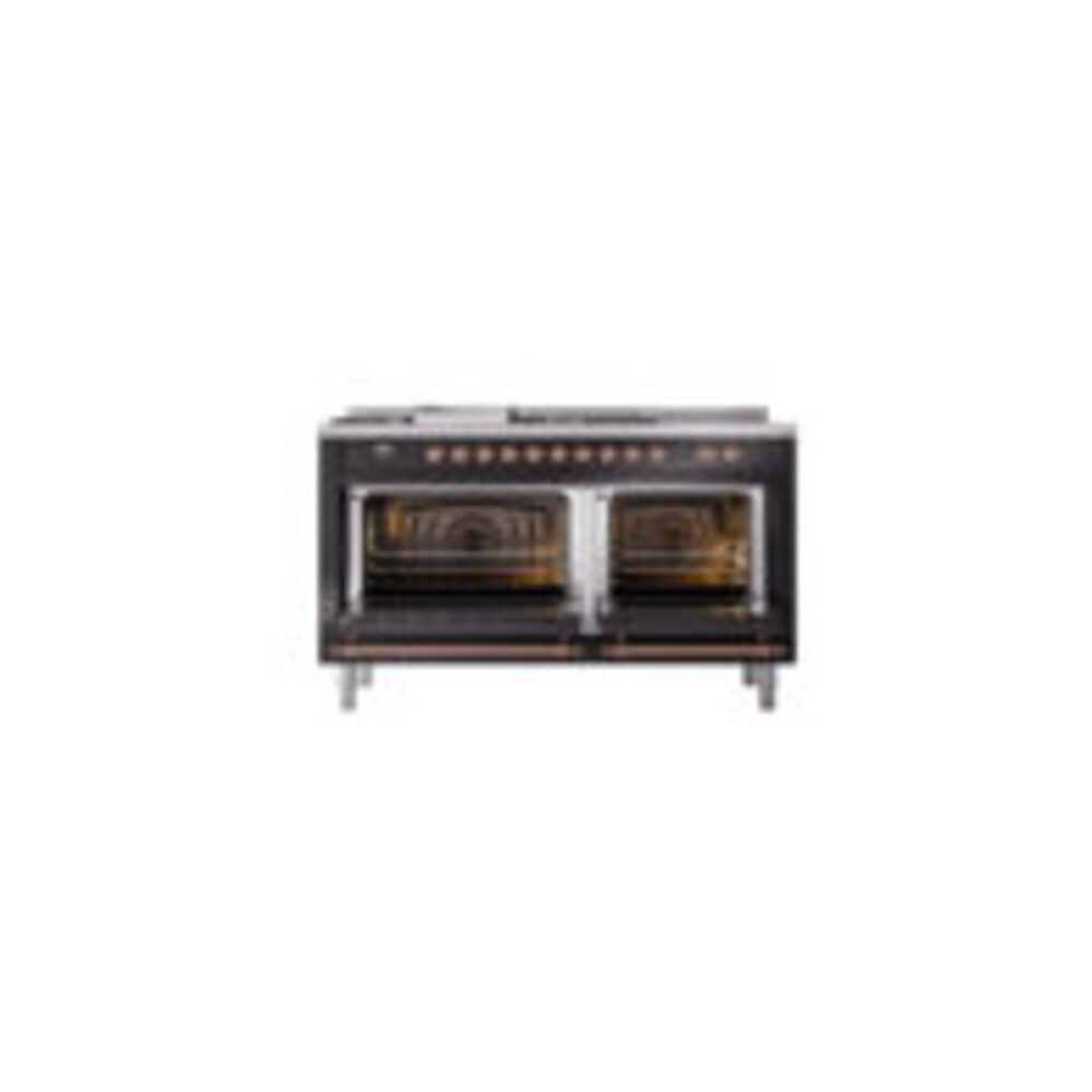 ILVE_UP60FSQNMPBKPLP_Nostalgie_II_Dual_Fuel_Range_oven_door_opened