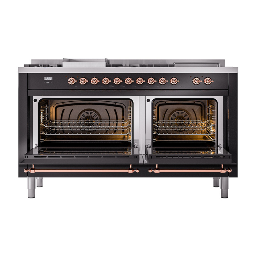 ILVE_UP60FSQNMPBKPLP_Nostalgie_II_Dual_Fuel_Range_oven_door_opened