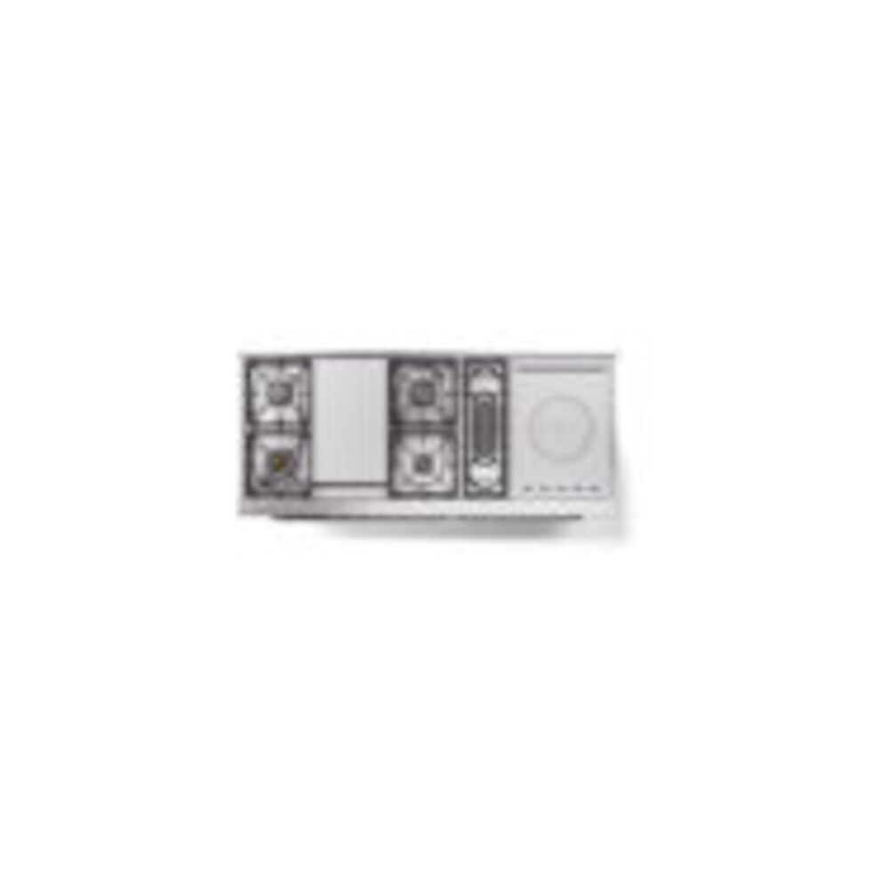 ILVE_UP60FSQNMPEGCLP_Nostalgie_II_Dual_Fuel_Range_top_view