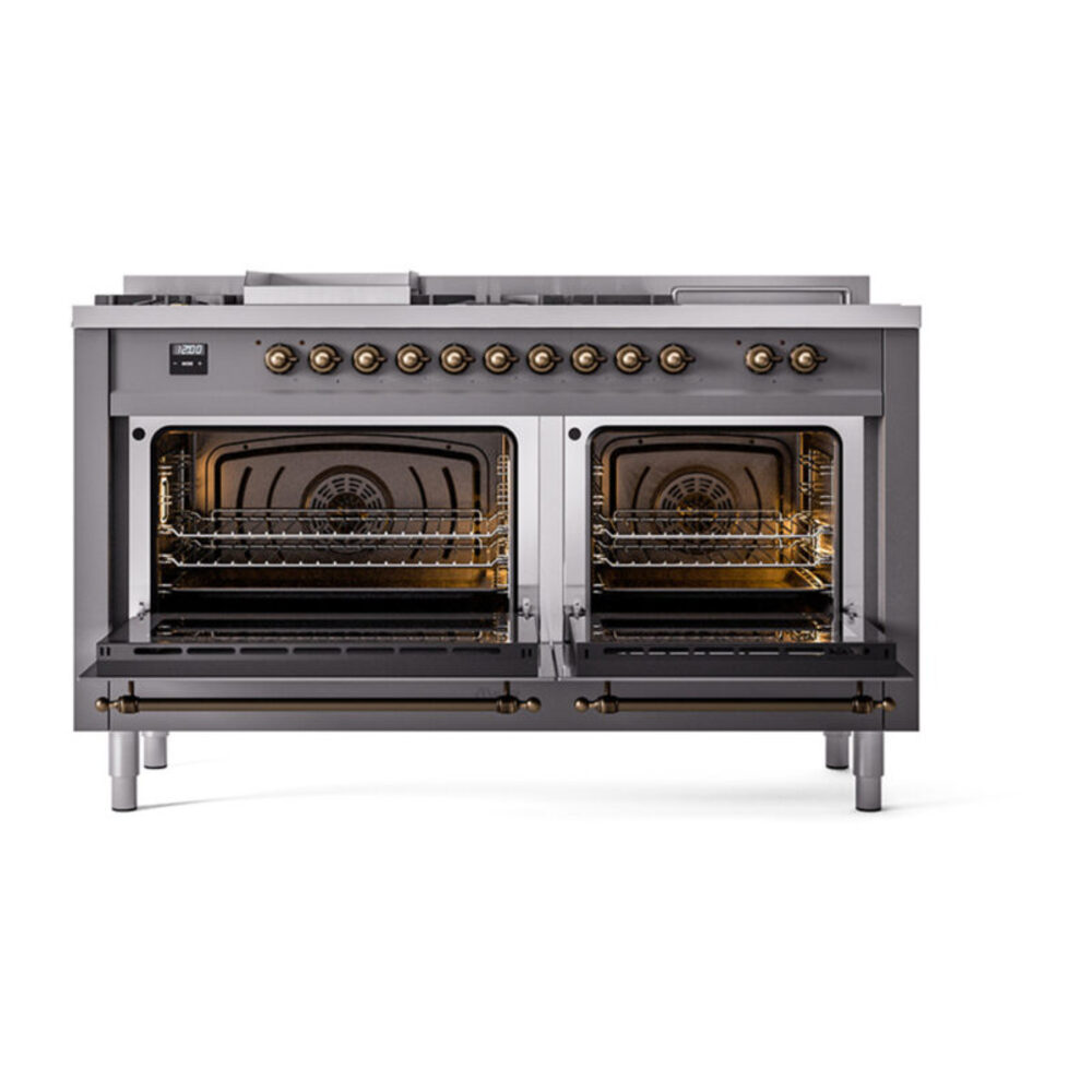 ILVE_UP60FSQNMPMGBLP_Nostalgie_II_Dual_Fuel_Range_oven_door_opened