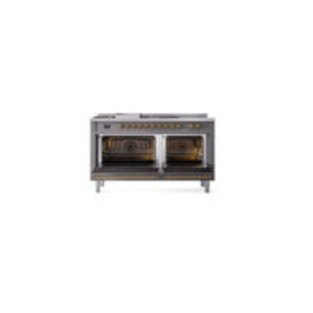 ILVE_UP60FSQNMPMGG_Nostalgie_II_Dual_Fuel_Range_oven_door_opened