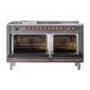 ILVE_UP60FSQNMPMGPLP_Nostalgie_II_Dual_Fuel_Range_oven_door_opened