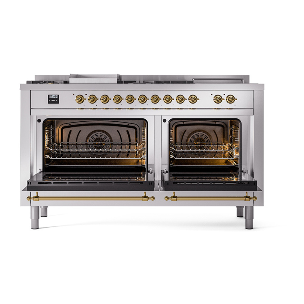 ILVE_UP60FSQNMPSSGLP_Nostalgie_II_Dual_Fuel_Range_oven_door_opened