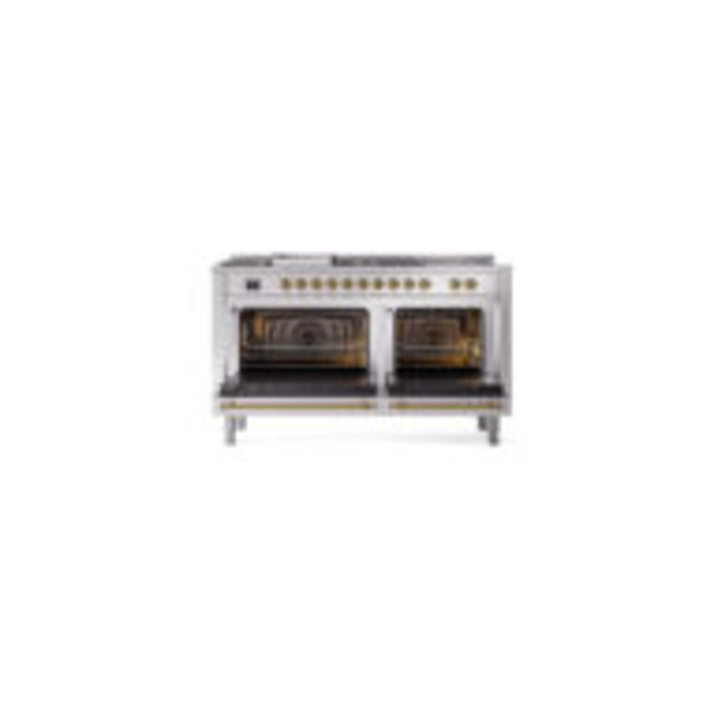 ILVE_UP60FSQNMPSSG_Nostalgie_II_Dual_Fuel_Range_oven_door_opened