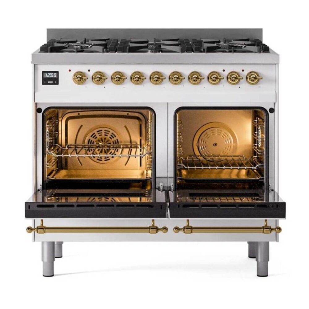 UPD406NMPWHG main oven doors opened
