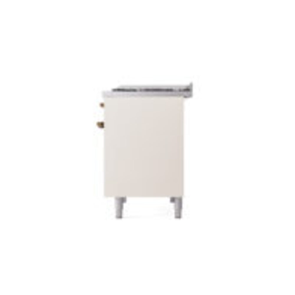 ILVE UPD40FNMPAWBLP Nostalgie II 40" Dual Fuel Range, right side view