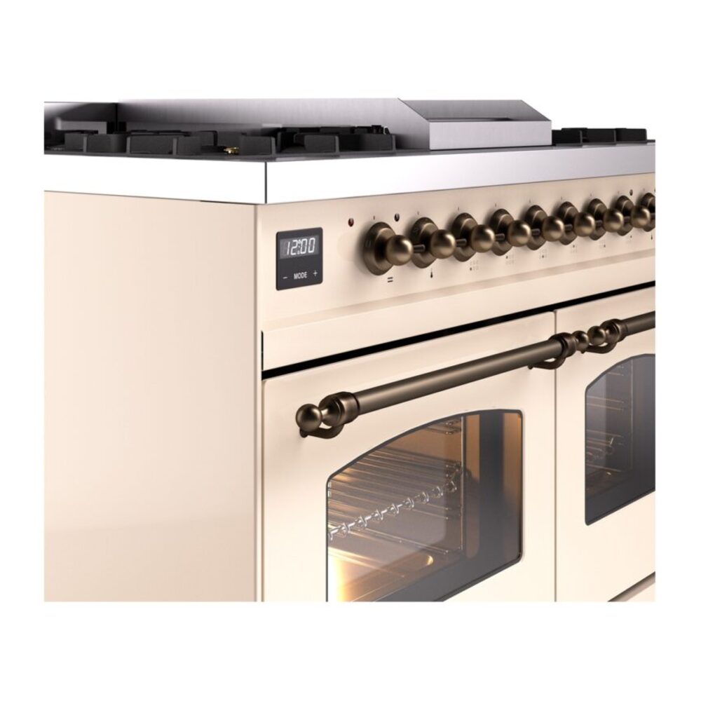 ILVE UPD40FNMPAWB Nostalgie II 40" Dual Fuel Range, details