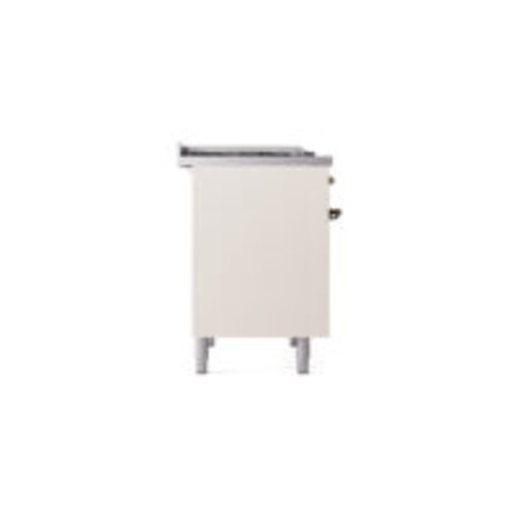 ILVE UPD40FNMPAWB Nostalgie II 40" Dual Fuel Range, left side view