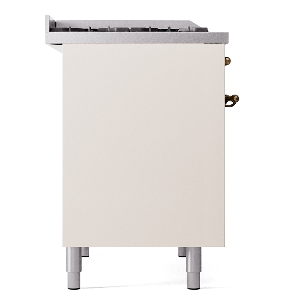 ILVE UPD40FNMPAWB Nostalgie II 40" Dual Fuel Range, left side view