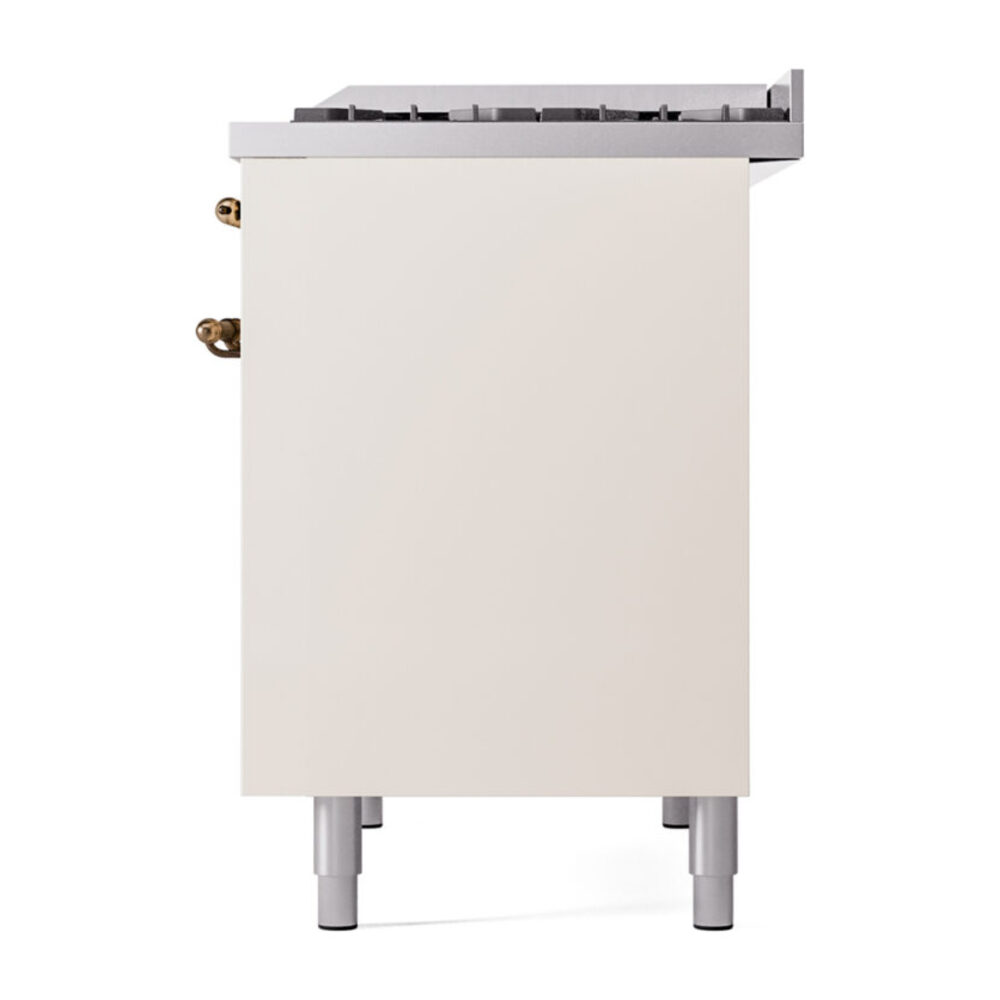 ILVE UPD40FNMPAWB Nostalgie II 40" Dual Fuel Range, right side view
