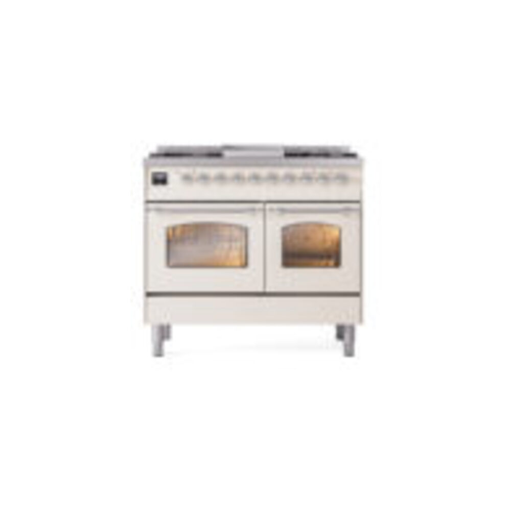 ILVE UPD40FNMPAWCLP Nostalgie II 40" Dual Fuel Range, front view