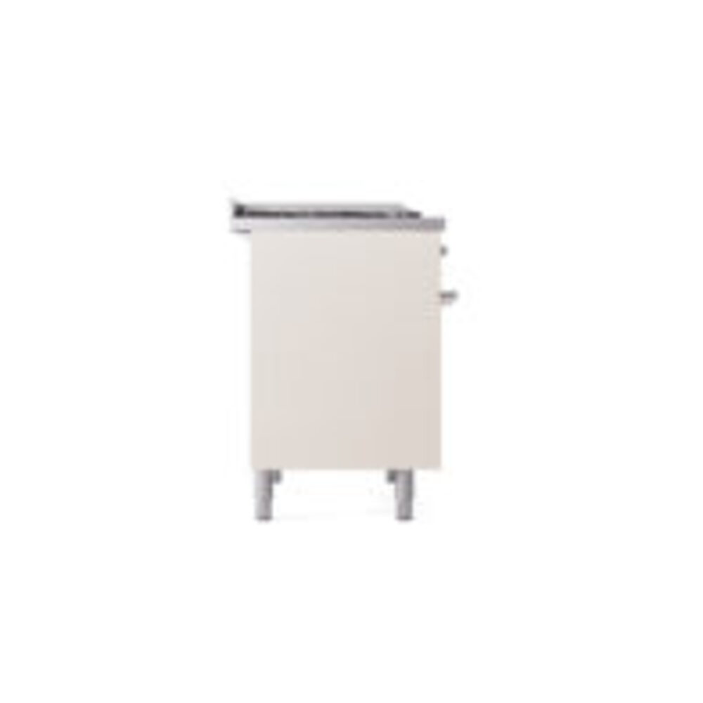 ILVE UPD40FNMPAWCLP Nostalgie II 40" Dual Fuel Range, left side view