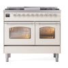 ILVE UPD40FNMPAWC Nostalgie II 40" Dual Fuel Range, front view