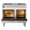 ILVE UPD40FNMPAWC Nostalgie II 40" Dual Fuel Range, oven doors opened