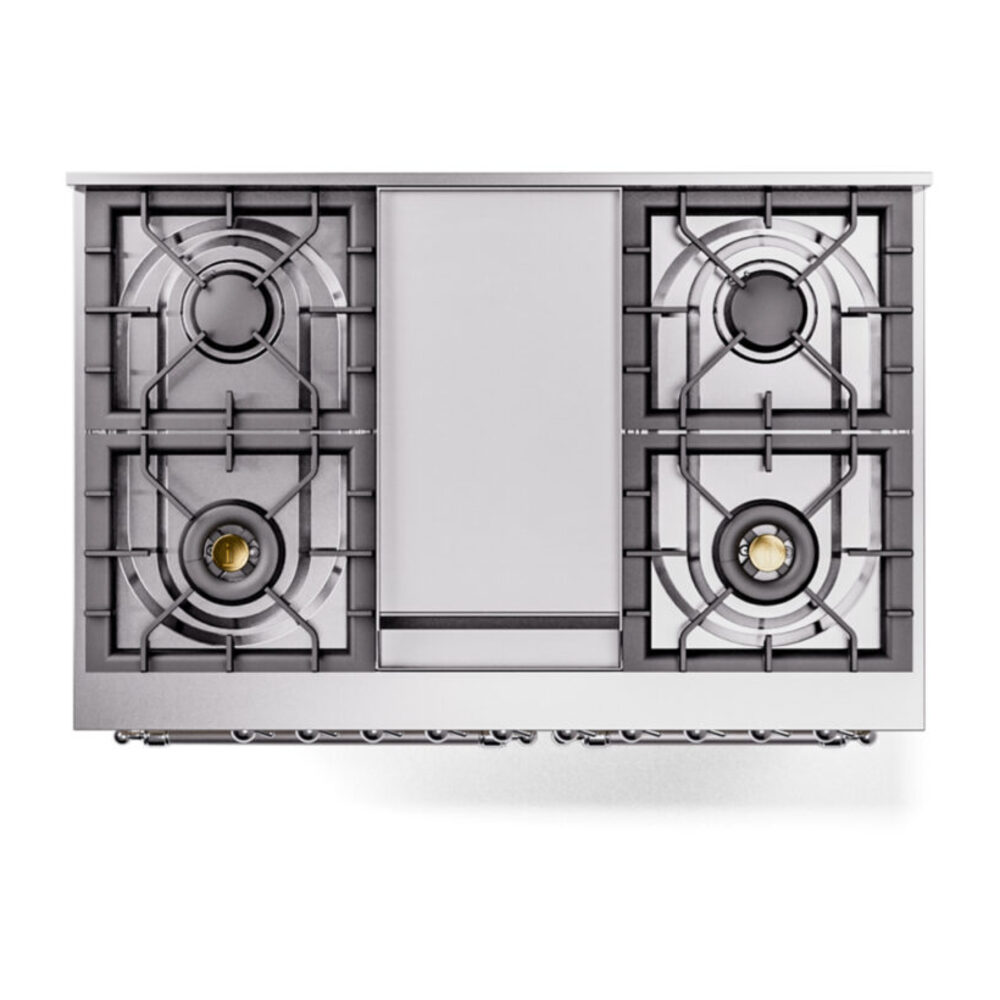 ILVE UPD40FNMPAWC Nostalgie II 40" Dual Fuel Range, top view