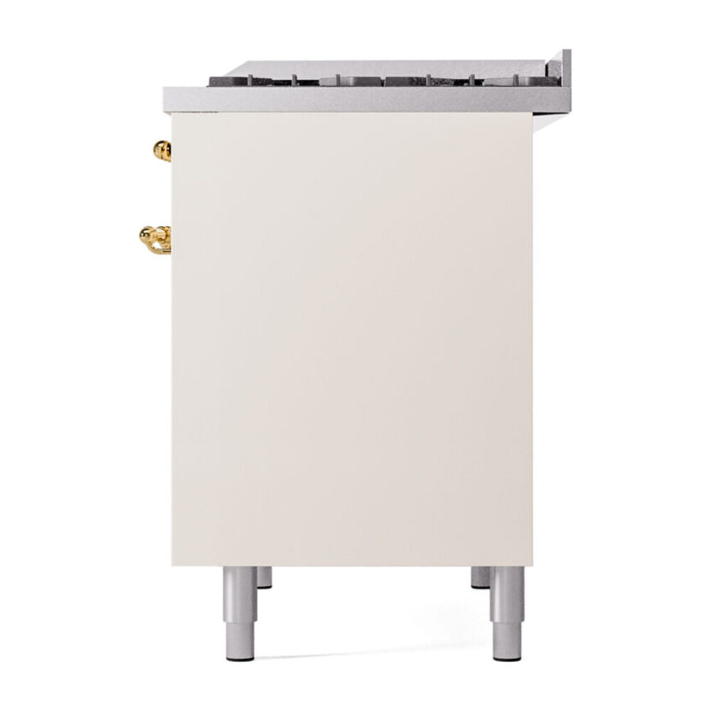 ILVE UPD40FNMPAWGLP Nostalgie II 40" Dual Fuel Range, right side view
