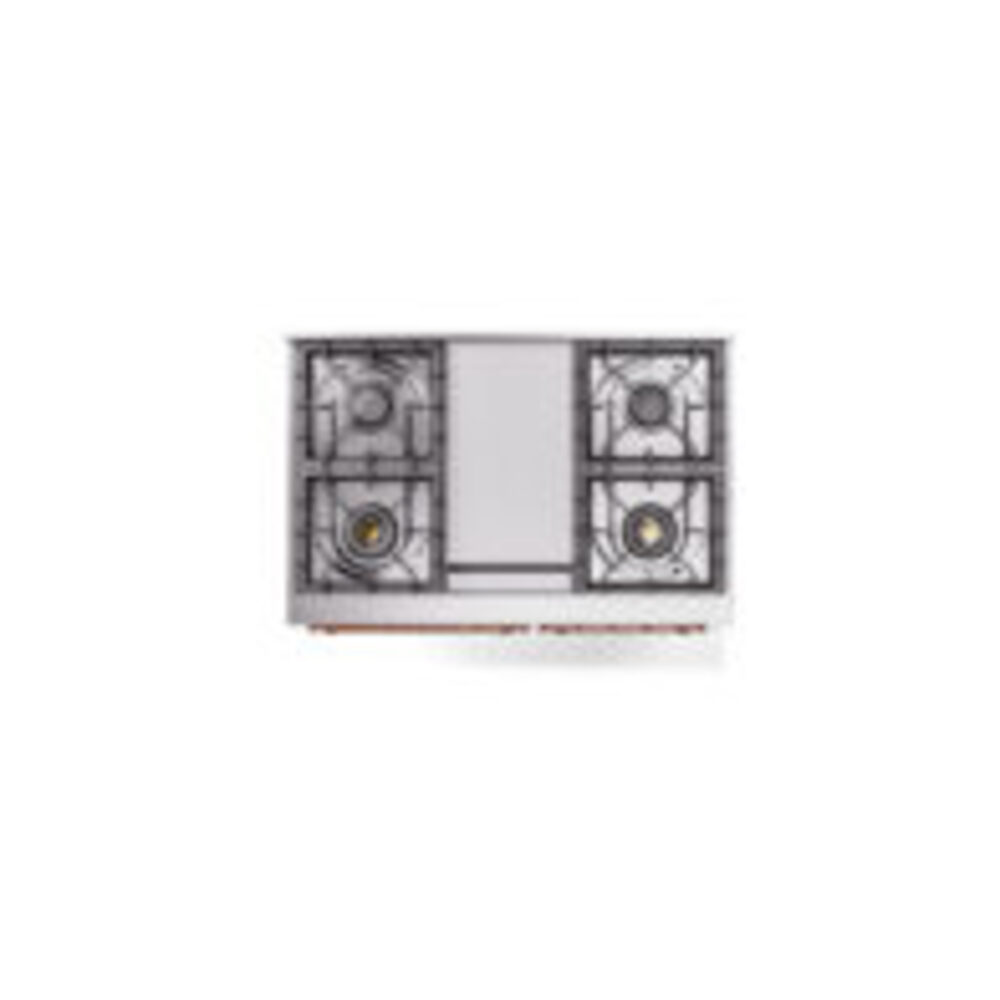ILVE UPD40FNMPAWP Nostalgie II 40" Dual Fuel Range, top view