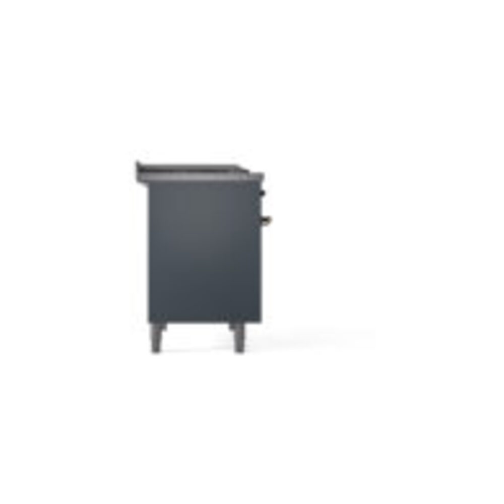 ILVE UPD40FNMPBGBLP Nostalgie II 40" Dual Fuel Range, left side view
