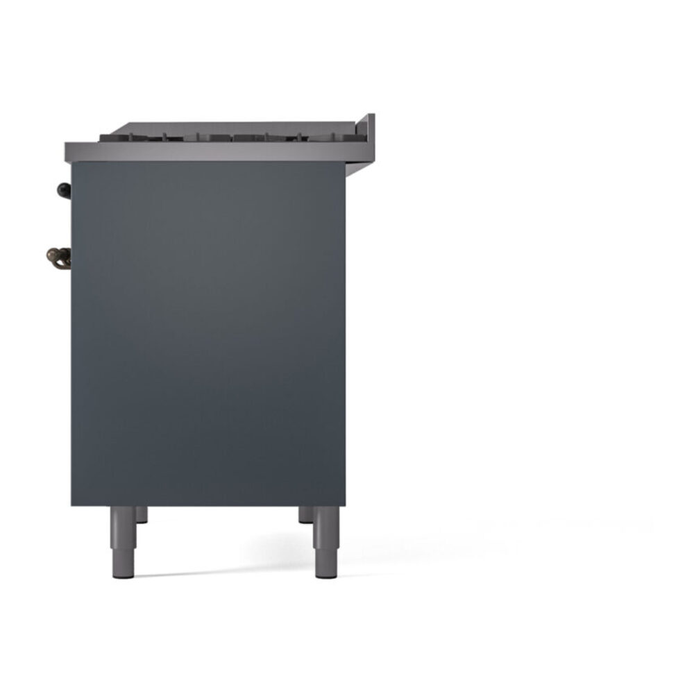 ILVE UPD40FNMPBGBLP Nostalgie II 40" Dual Fuel Range, right side view