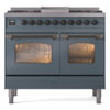 ILVE UPD40FNMPBGB Nostalgie II 40" Dual Fuel Range, front view