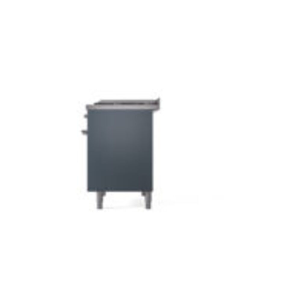 ILVE UPD40FNMPBGCLP Nostalgie II 40" Dual Fuel Range, right side view