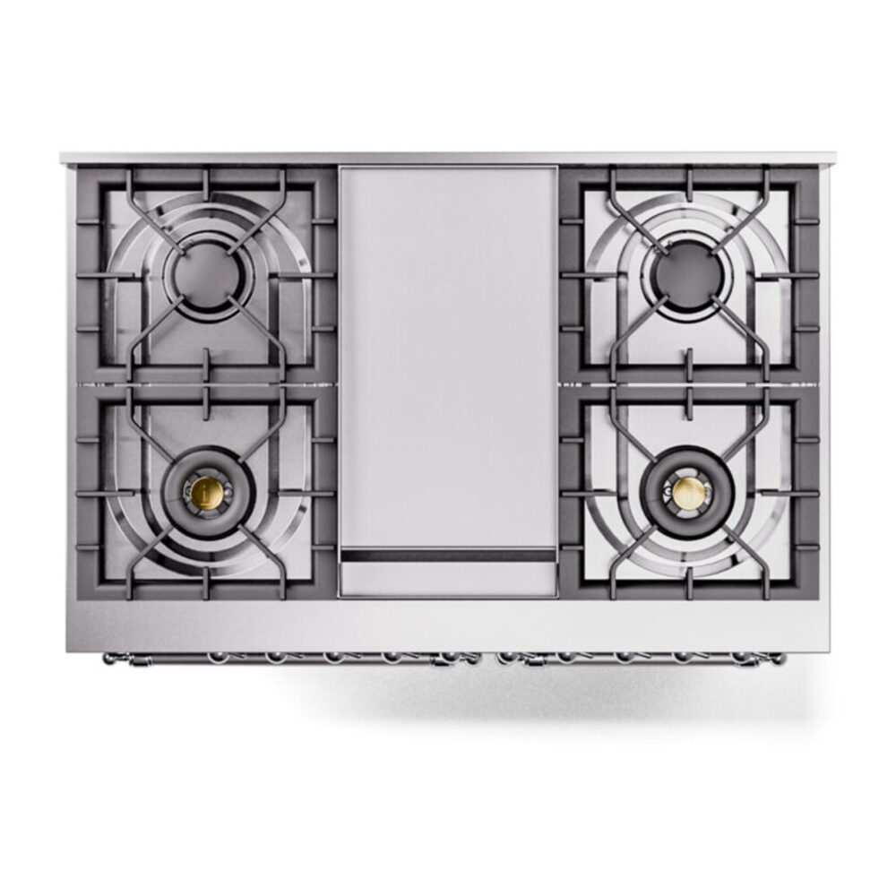 ILVE UPD40FNMPBGC Nostalgie II 40" Dual Fuel Range, top view