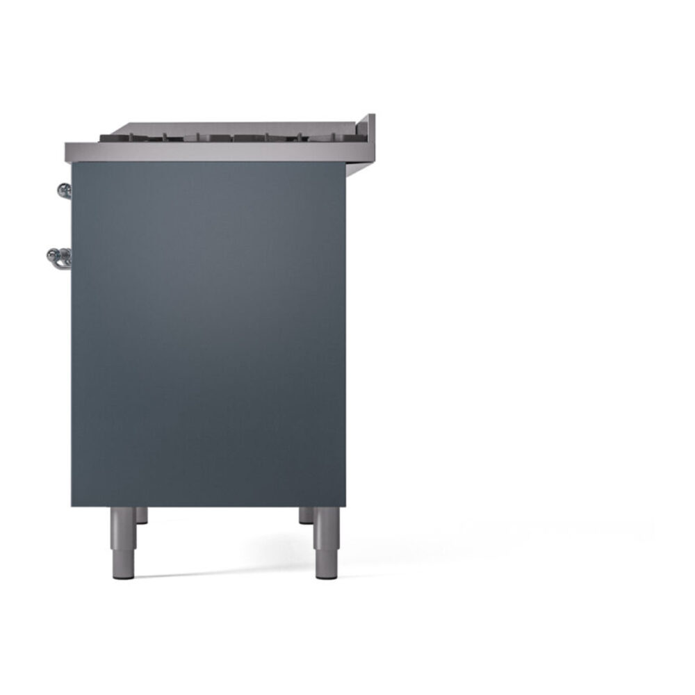 ILVE UPD40FNMPBGC Nostalgie II 40" Dual Fuel Range, right side view