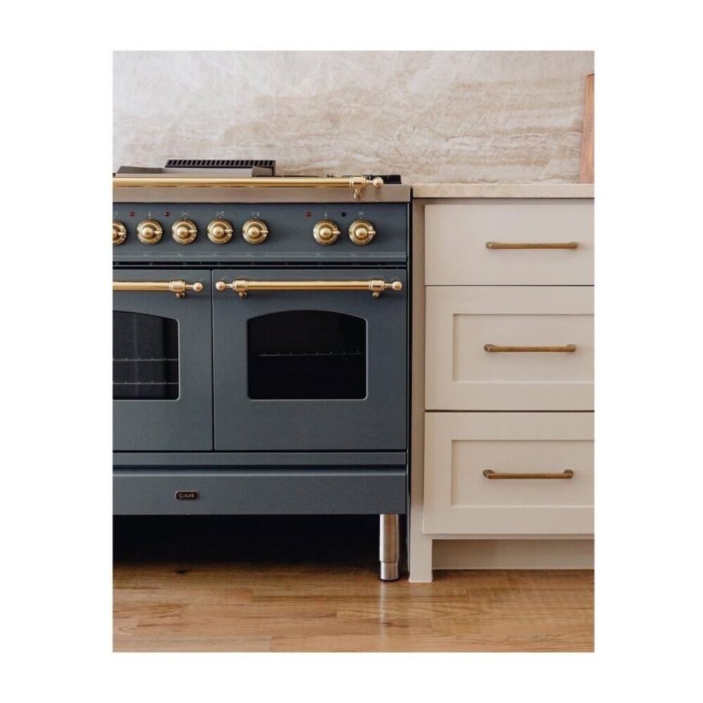 ILVE UPD40FNMP Nostalgie II 40 inch Dual Fuel Range with Double Ovens, 6 Burners and Griddle