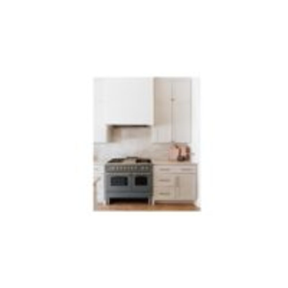 ILVE UPD40FNMP Nostalgie II 40 inch Dual Fuel Range with Double Ovens, 6 Burners and Griddle