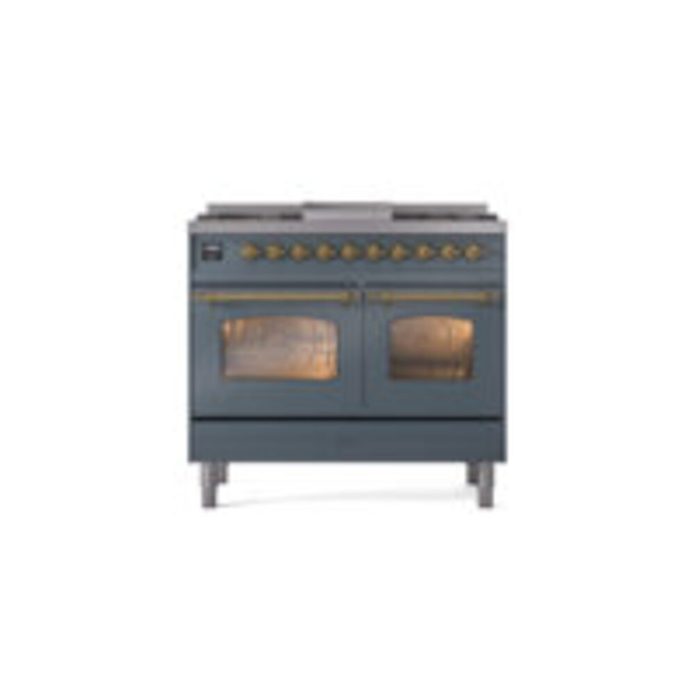 ILVE UPD40FNMPBGGLP Nostalgie II 40" Dual Fuel Range, front view