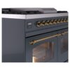 ILVE UPD40FNMPBGGLP Nostalgie II 40" Dual Fuel Range, details