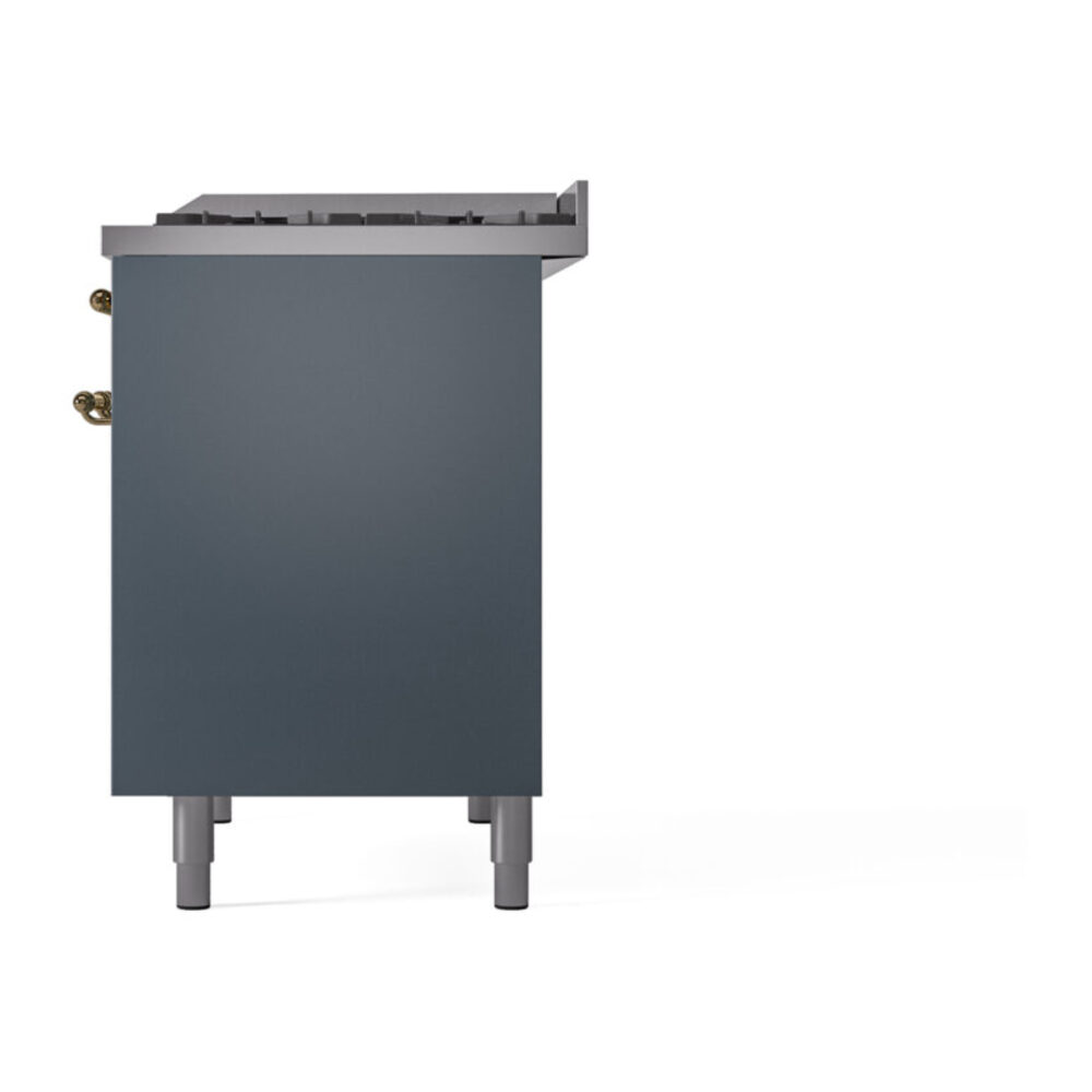 ILVE UPD40FNMPBGGLP Nostalgie II 40" Dual Fuel Range, right side view