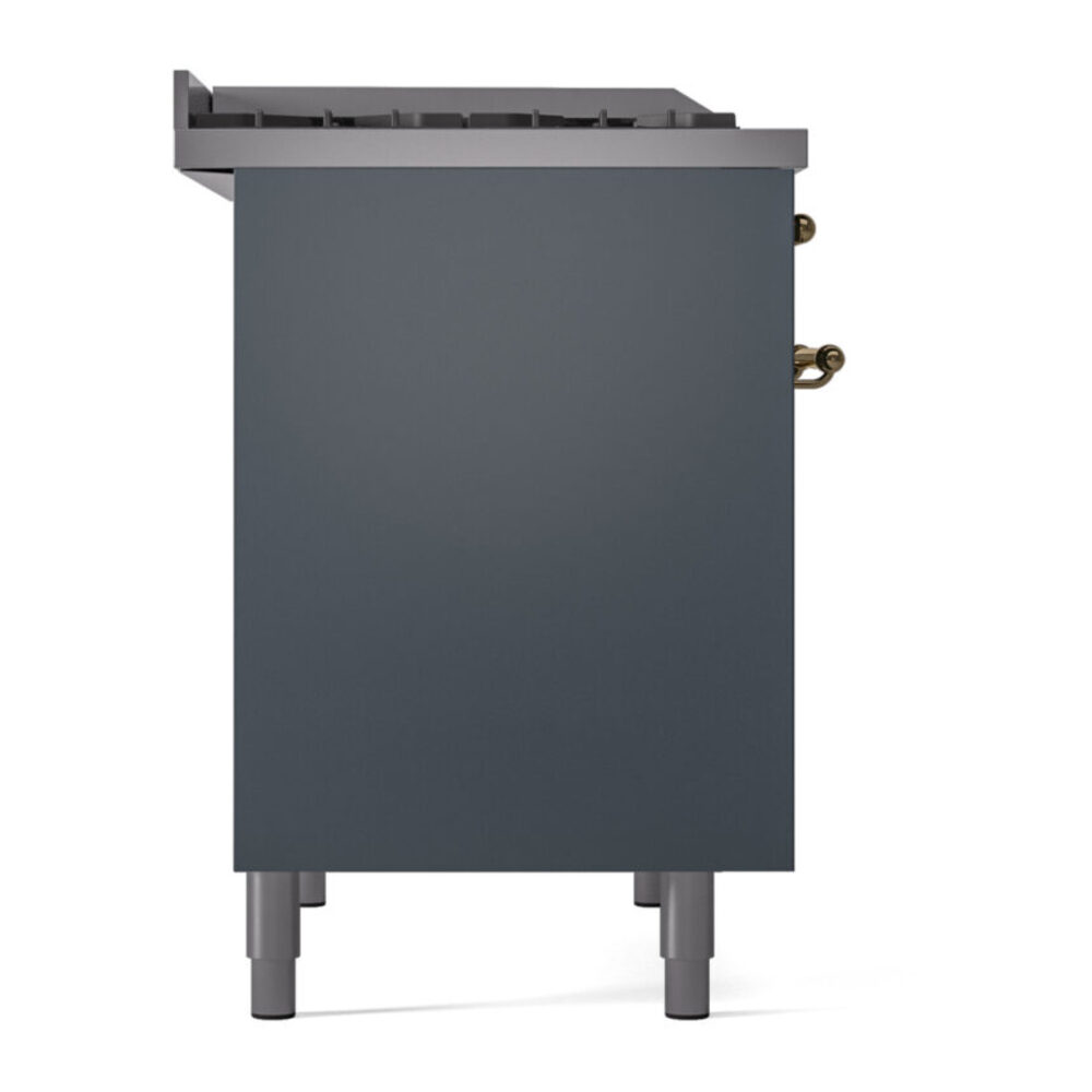 ILVE UPD40FNMPBGG Nostalgie II 40" Dual Fuel Range, left side view