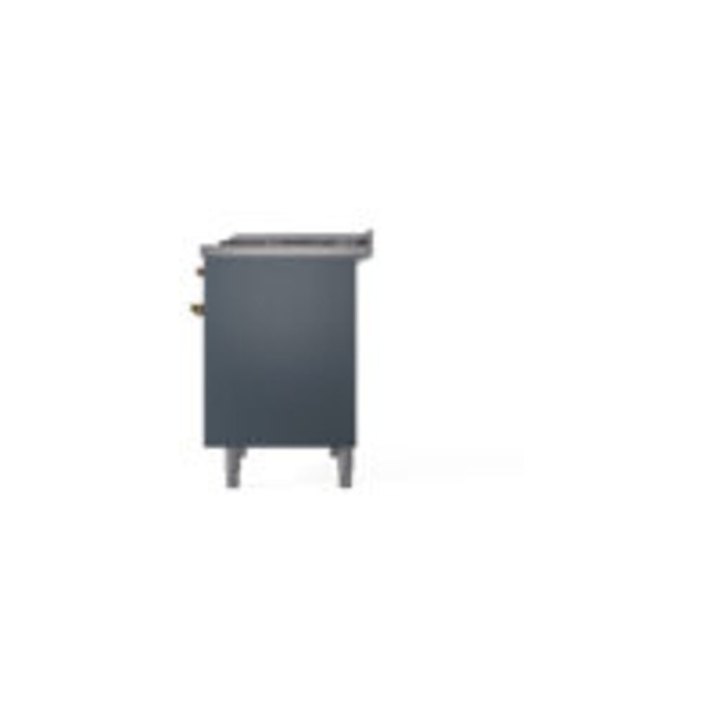 ILVE UPD40FNMPBGG Nostalgie II 40" Dual Fuel Range, right side view