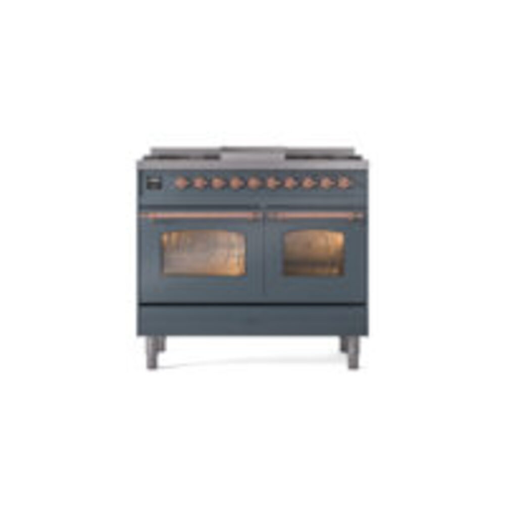 ILVE UPD40FNMPBGPLP Nostalgie II 40" Dual Fuel Range, front view