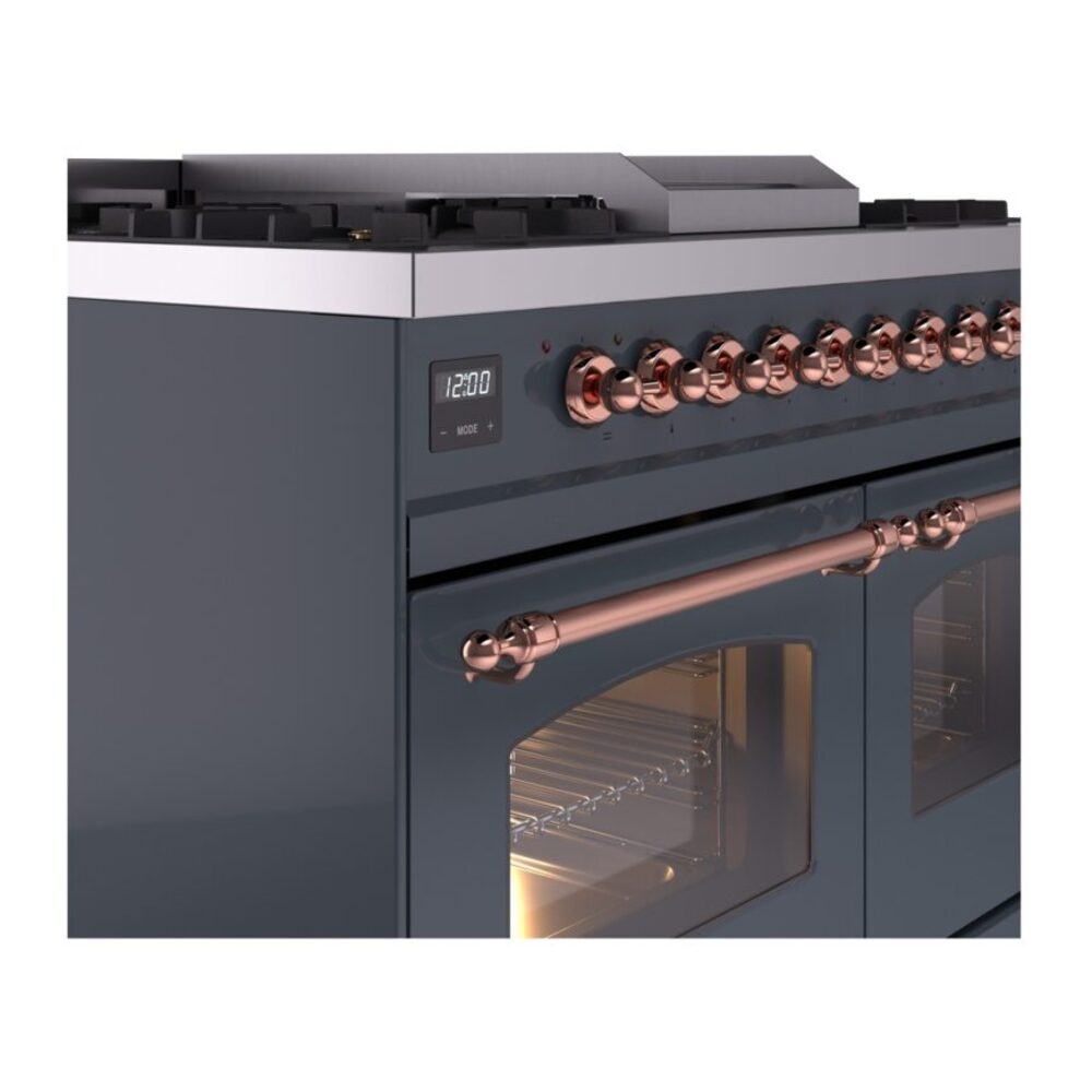 ILVE UPD40FNMPBGPLP Nostalgie II 40" Dual Fuel Range, details