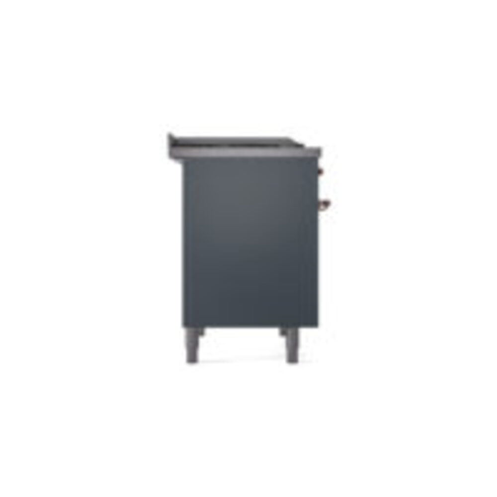 ILVE UPD40FNMPBGPLP Nostalgie II 40" Dual Fuel Range, left side view