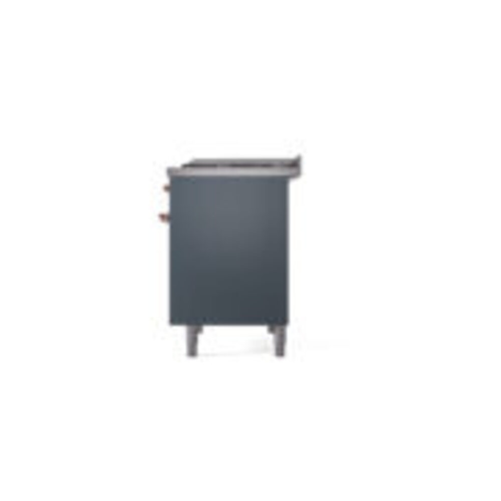 ILVE UPD40FNMPBGPLP Nostalgie II 40" Dual Fuel Range, right side view