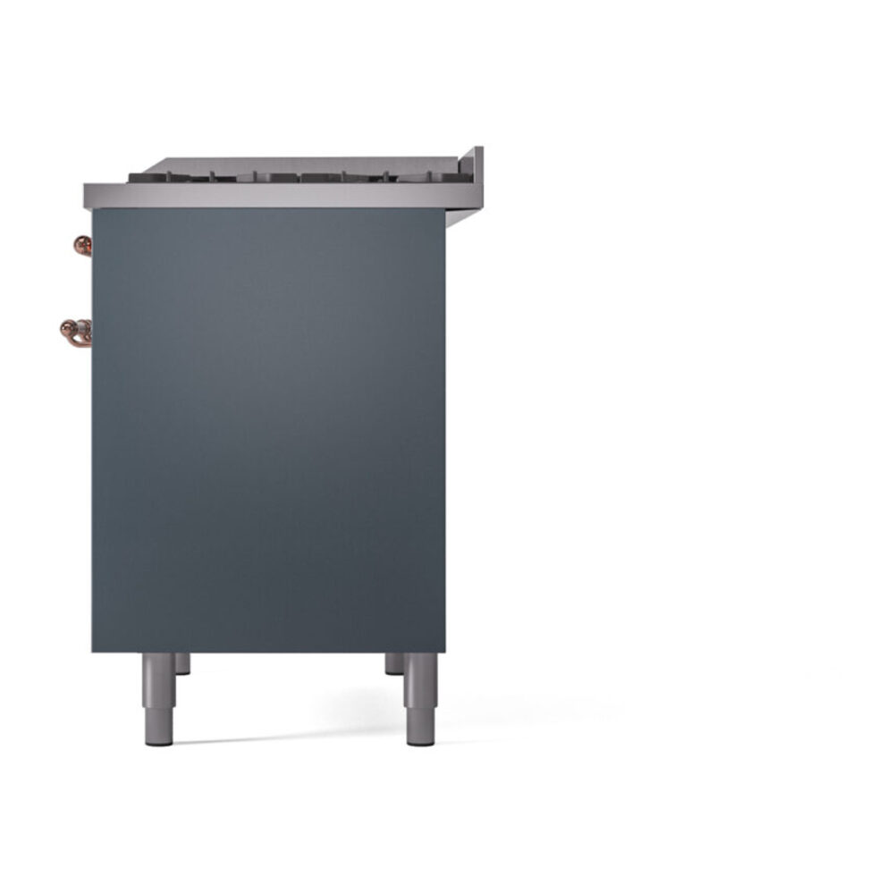 ILVE UPD40FNMPBGPLP Nostalgie II 40" Dual Fuel Range, right side view