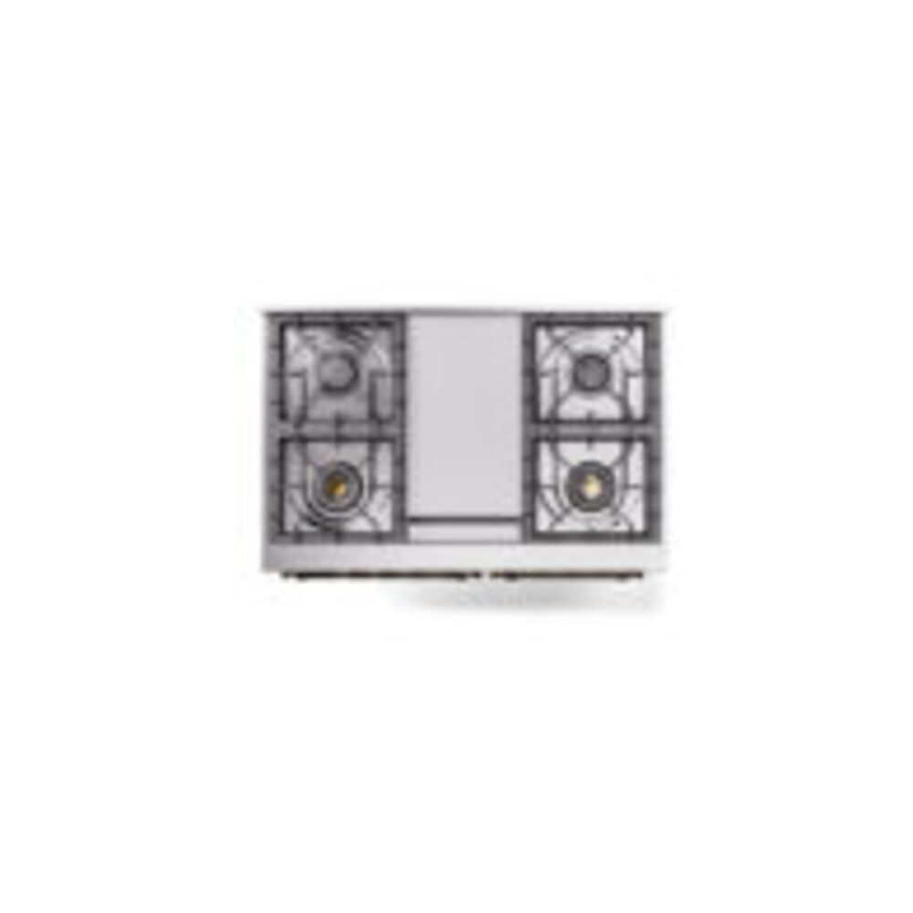 ILVE UPD40FNMPBKBLP Nostalgie II 40" Dual Fuel Range, top view